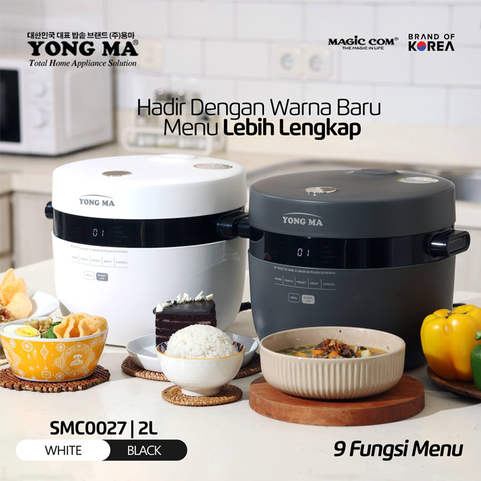 Yong Ma Digital Rice Cooker 2 L - SMC 0027 | SMC0027 White